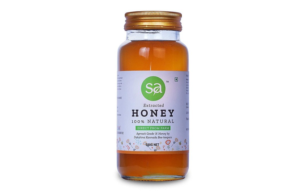 Savayav Extracted Honey 100% Natural    Glass Jar  500 grams
